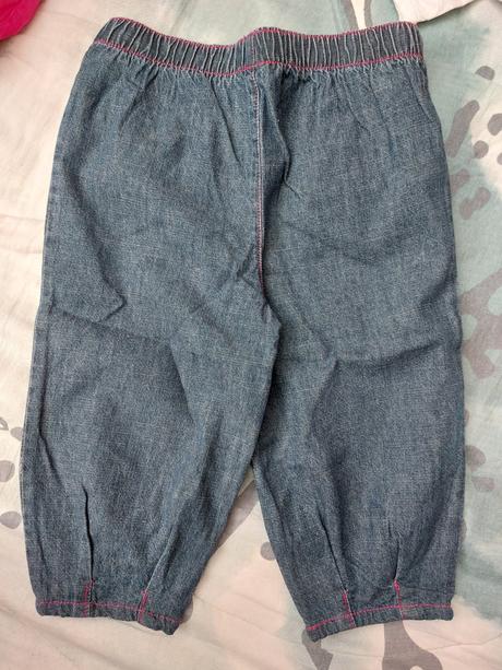 2x kalhoty + 1x blůzka vel.86, 86–98