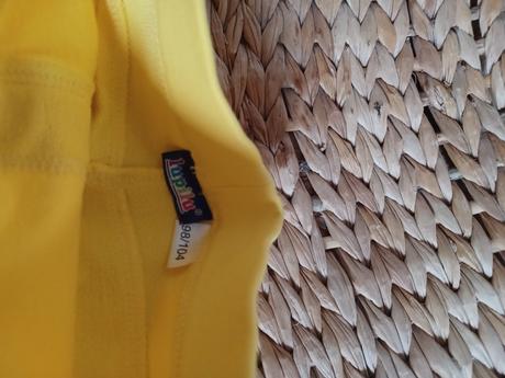 Žluté džegíny 104/110, lupilu,104