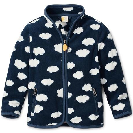 Mráčková mikina tchibo flíska s kapsami na zip, tchibo,122 / 128