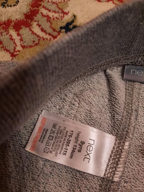 Luxusní třpytivé tepláky next, next,134