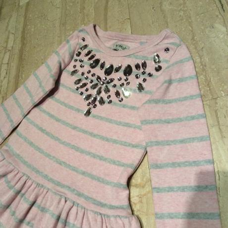 Mikinové šaty s kamínky zn. next, next,104