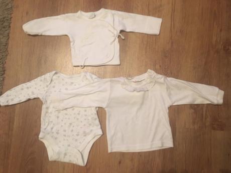 Set triček a body, 68–80