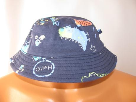 Plátěný letní klobouček s dinosaury-vel.0-3 měs., george,62