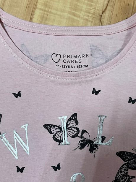 Tričko motýlci, primark,146