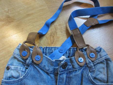 Prďácké džíny, rifle s kšandama, h&m,80