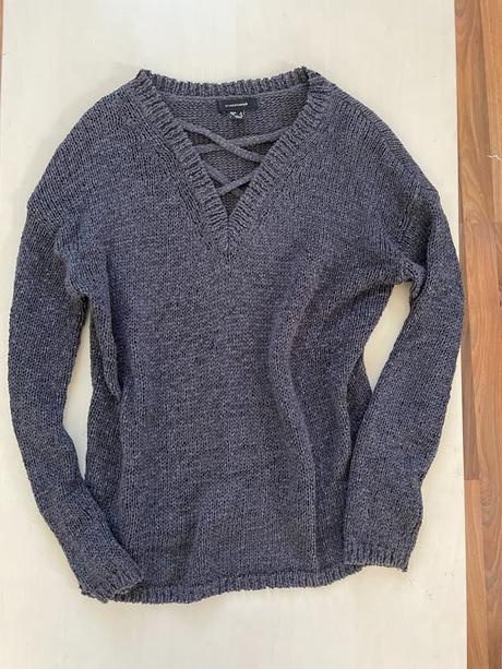 Svetr se šněrováním ve výstřihu, vel s, atmosphere, atmosphere,s