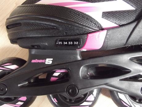 Kolečkové brusle v.32-35, zealot,32