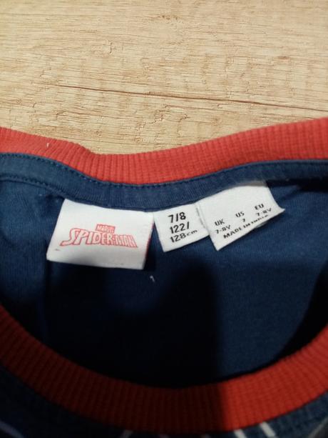 Pyžamo spiderman vel. 122/128, 122