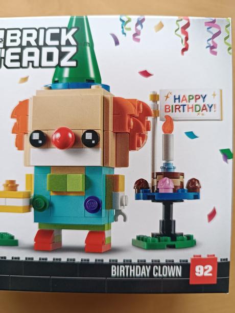 Lego brickheadz 40348 narozeninový klaun,