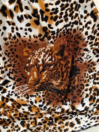 Leopard šaty, vel neuvedena cca s-m, m