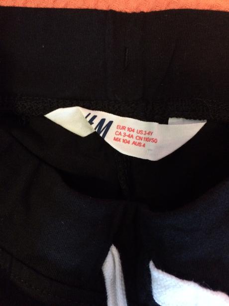 Bavlněné kraťasy/šortky, h&m,104