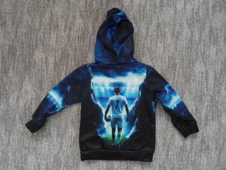 Modrá mikina s kapucí ronaldo, 110