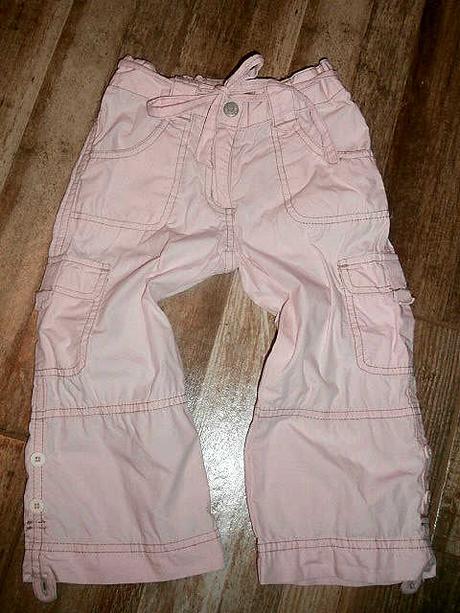 Plátěné kalhoty s roll up efektem, 92