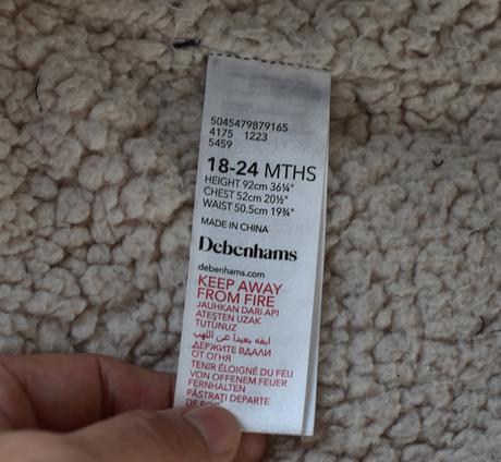 Zateplená vesta vel. 18 - 24 m, debenhams,92