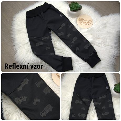 Softshellové kalhoty comfort  vel. 80-158, 74 - 158