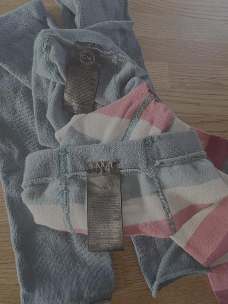 2 pack punčocháče & legíny tcm vel. 122/128, h&m,122