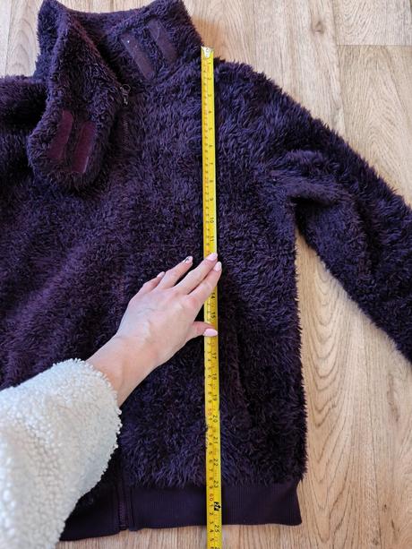 Plyšová mikina bunda chlupatka 158/164, c&a,164