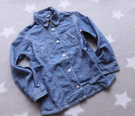 Riflová košile vel.98/104, prénatal,104