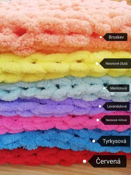 Měkký pletený nákrčník puffy (barva na přání), 