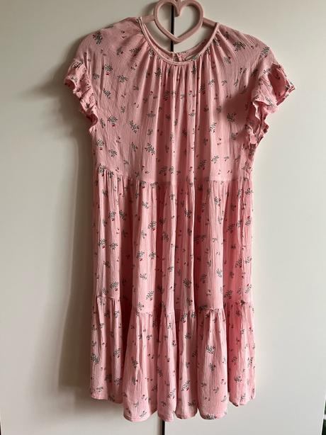 Lehké růžové šaty z viskozy lefties 11 let, 152