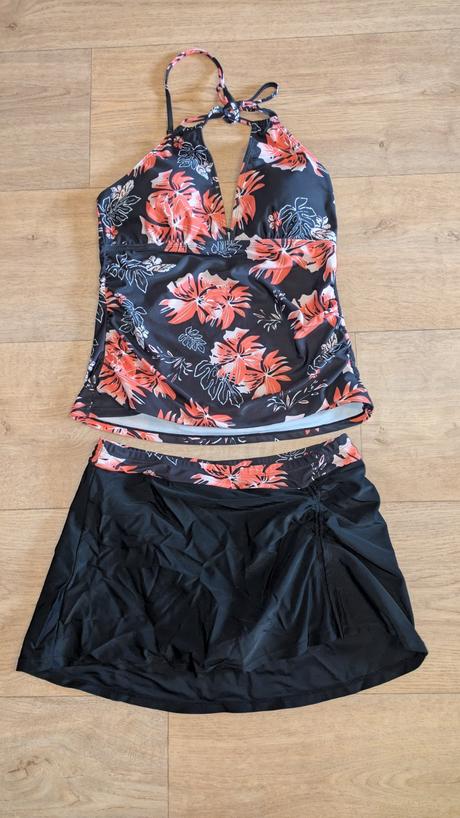 Aa11 dámské dvojdílné plavky, tankiny vel. 40, l, l