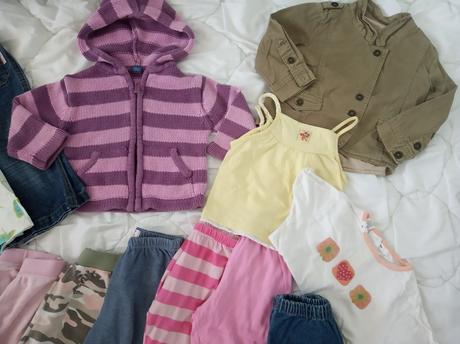 Kalhoty, tepláky, mix holka 12/18, 86–98