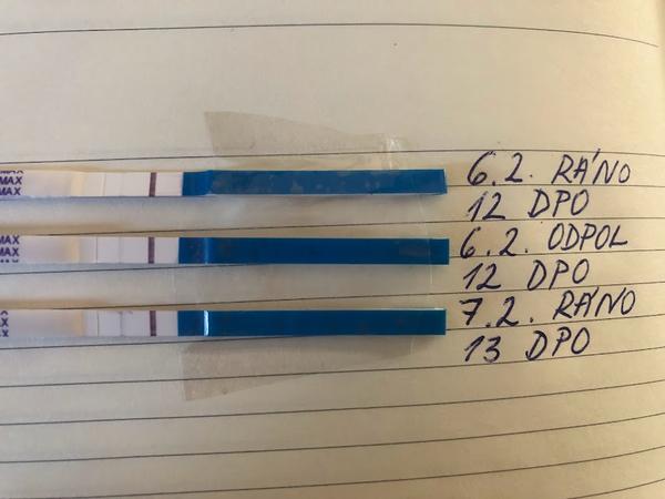 Změnil se vám těhotenský test po Utrogestanu?