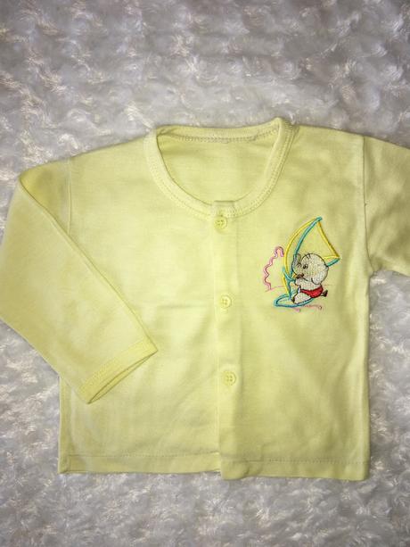 Žluté tričko/kabátek, 68