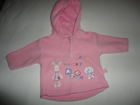 Roztomilá fleec mikinka, vel. 3-6 měsíců, 68