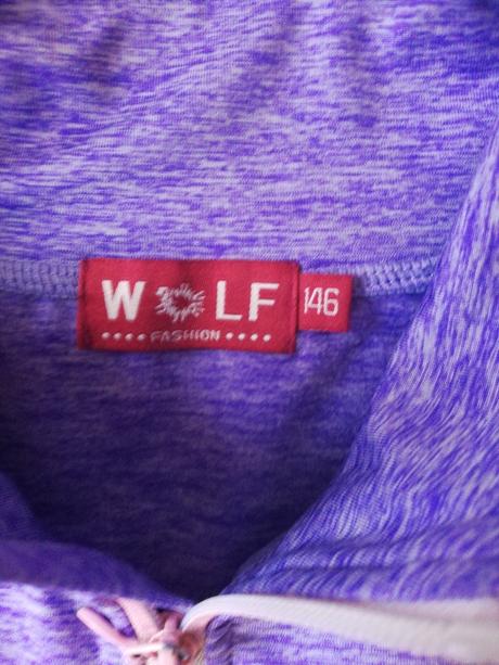 Mikina dívčí sportovní wolf, vel.146., wolf,146