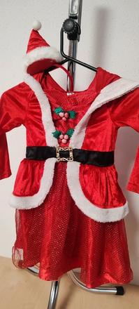 Vánoční santa šaty, 116