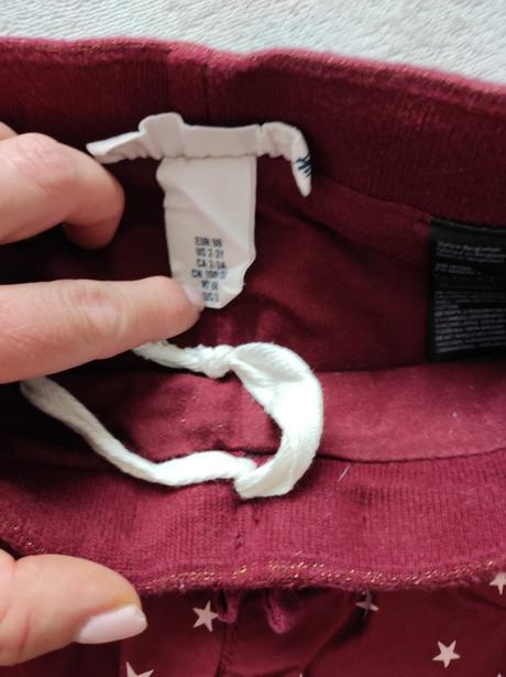Podšité kalhoty vel. 98, h&m,98