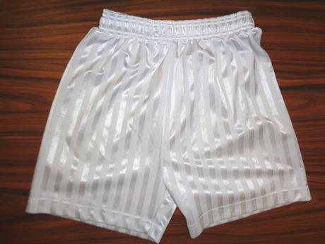 Sněhově bílé pruhované dresíkové šortky, john lewis,152