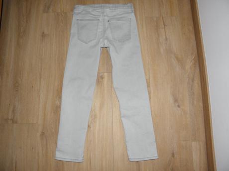 Chlapecké šedé rifle / džíny zn. h&m vel.140, h&m,140
