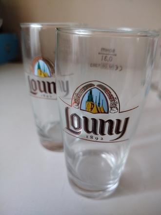 Pivní sklenice louny, 
