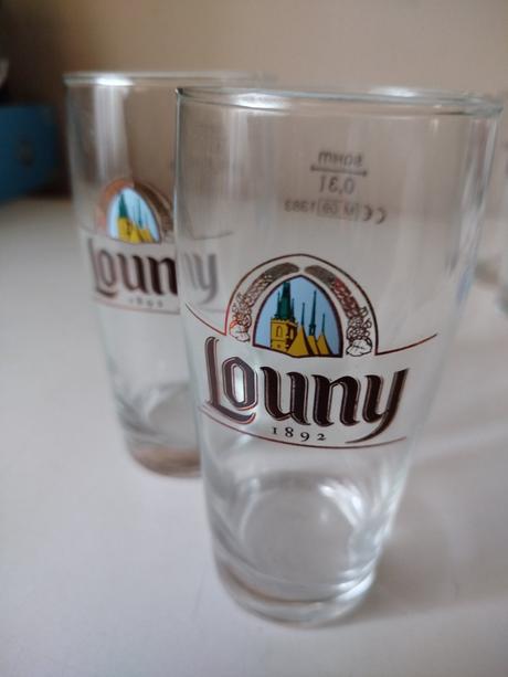 Pivní sklenice louny, 