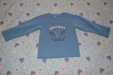 104 110 modrá mikina, 104