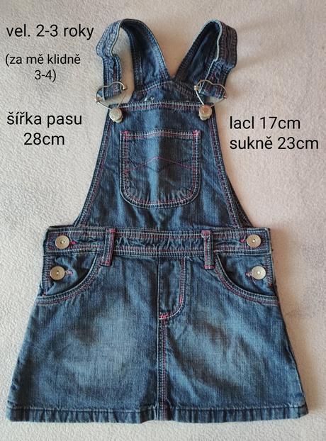 Šatečky riflové, 98