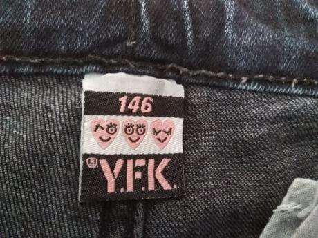 Džínové kraťasy nebo dlouhé 152, kik,152