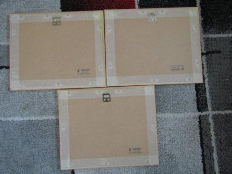 3 x zasklené obrazy retro auta, 