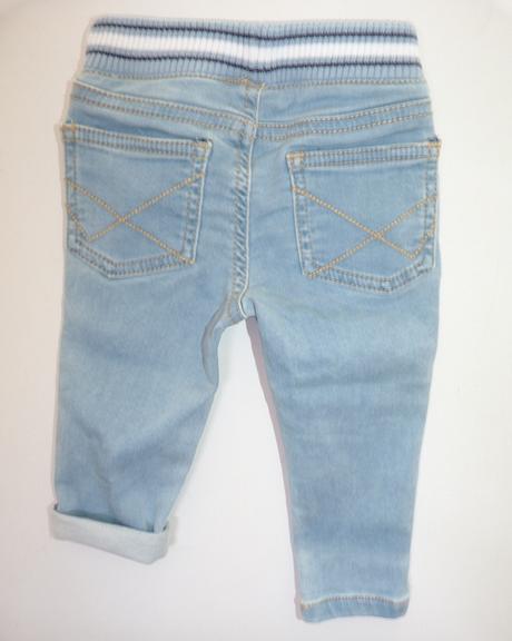 Pohodlné riflové kalhoty vel.68, f&f,68