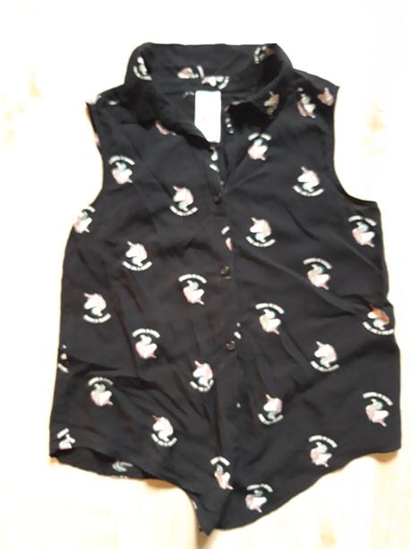 Halenka košile s unicorny 134/140, c&a,134