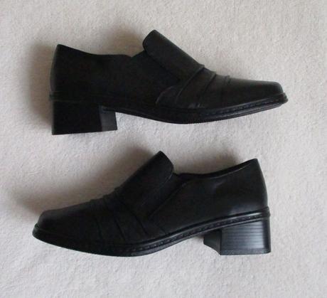 Dámské kožené polobotky černé gabor 39, gabor,39