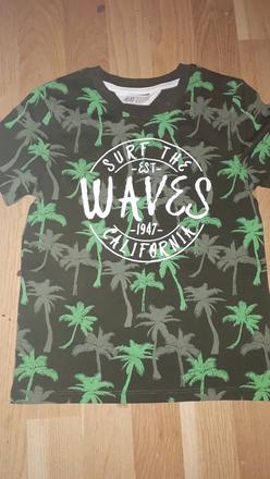 Tričko s palmy 4-6let, h&m,110 / 116