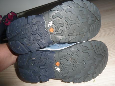 Nepromokavá turistická obuv, decathlon, 32