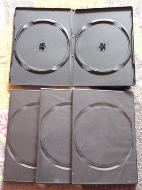 Obal-pouzdro na cd/dvd dvojité-double 4ks, 