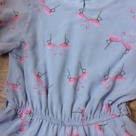 Lehoučké letní šaty s plameňáky, tu,116