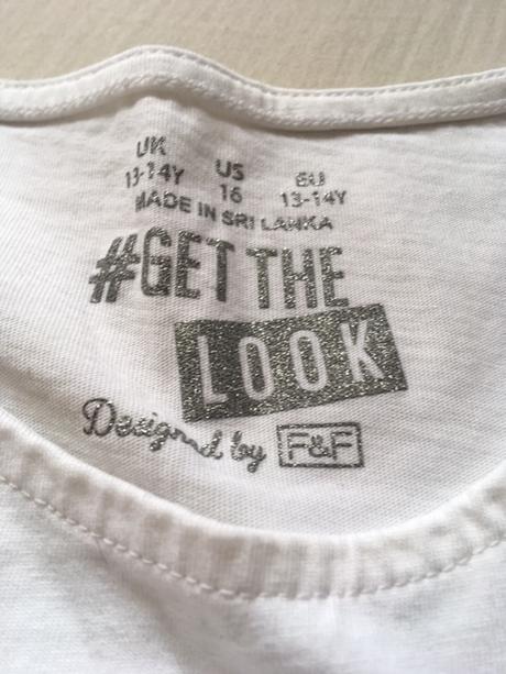 Bílé tričko s krajkovými rukávy, f&f,158