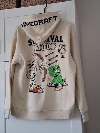 Mikina minecraft, s