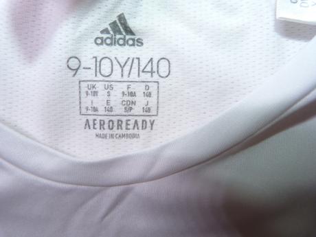 Bílé sportovní tričko vel.140, adidas,140